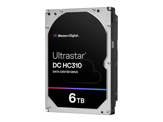 WD Ultrastar DC HC310 6TB 3.5" SAS 7200RPM 512e SE Hard Drive