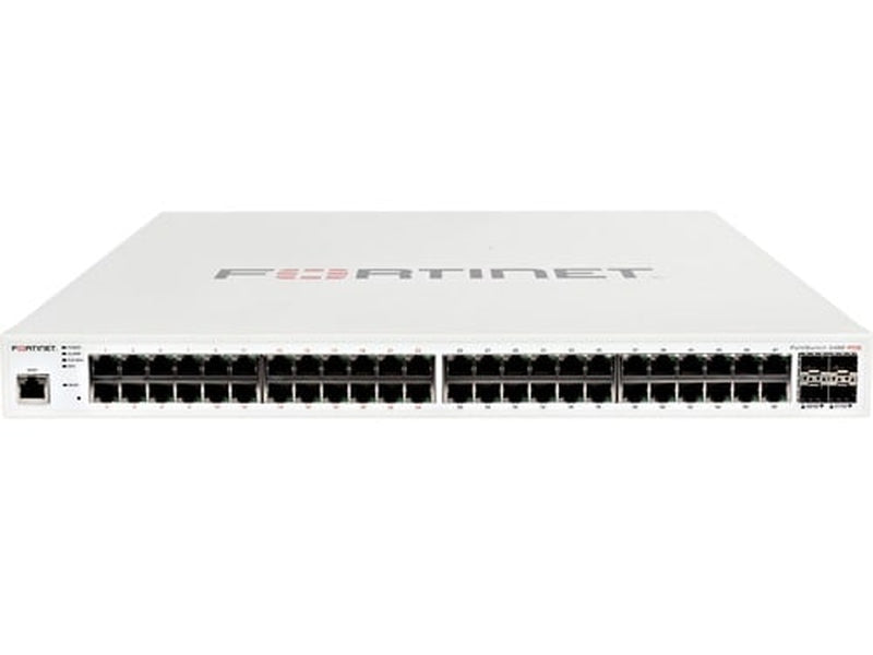 Fortinet FortiSwitch FS-248E-POE 48-Port PoE+ 740W Gigabit Ethernet Switch