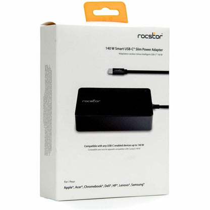 Rocstor 140W Smart USB-C Laptop AC Power Adapter Charger (Y10A298-B1)