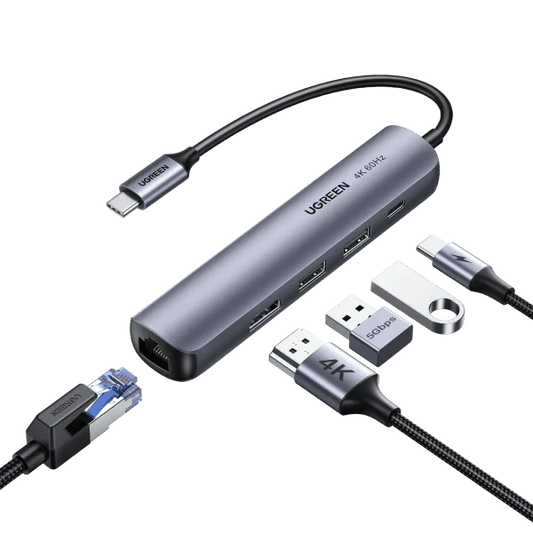 UGREEN MINI STATION D'ACCUEIL USB-C 5EN 1 WITH PD