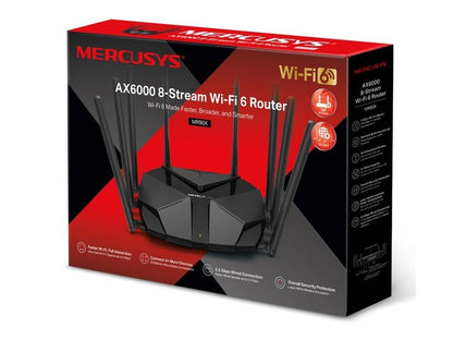 Mercusys MR90X AX6000 8-Stream WiFi 6 Router