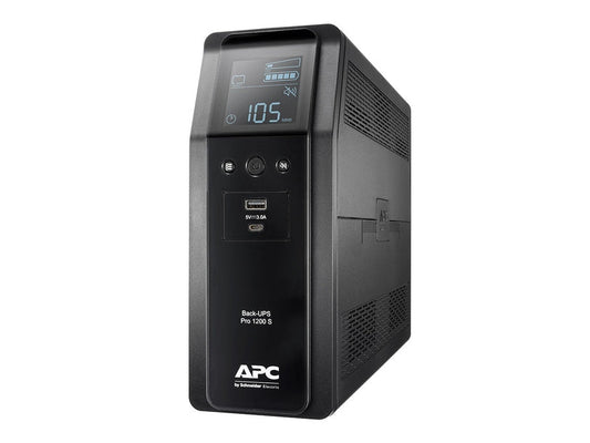 APC BR1200SI Back-UPS Pro 1200VA/720W Tower 230V AC User Replaceable Battery