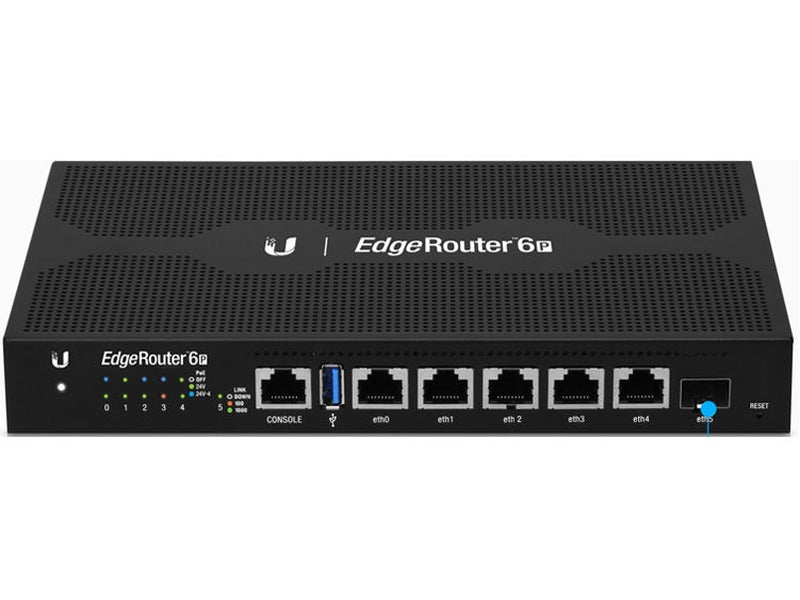 Ubiquiti Networks ER-6P 6-Port PoE EdgeRouter with EdgeMAX Technology