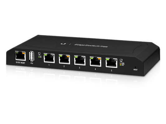 Ubiquiti ES-5XP EdgeSwitch 5-Port PoE 60W Gigabit Managed Switch