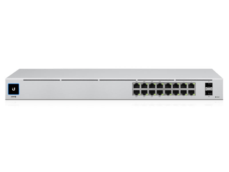 Ubiquiti UniFi USW-16-POE 16-Port Gigabit Managed Switch w/ 8-Port PoE+ 42W