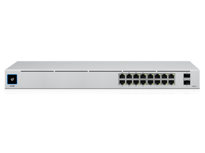 Ubiquiti UniFi USW-16-POE 16-Port Gigabit Managed Switch w/ 8-Port PoE+ 42W