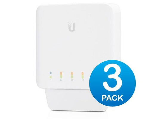 Ubiquiti USW Flex 3 Pack- Managed Layer 2 Gigabit switch with PoE 46W