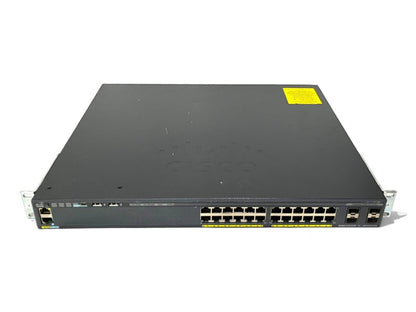 **Used/Refurbished** Cisco Catalyst WS-C2960X-24PS-L 24-Port Gigabit PoE+ 370W Managed Switch