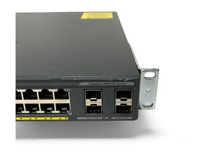 **Used/Refurbished** Cisco Catalyst WS-C2960X-24PS-L 24-Port Gigabit PoE+ 370W Managed Switch