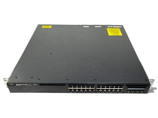 **Used/Refurbished** Cisco Catalyst WS-C3650-24PD-L 24-Port PoE+ 390W Gigabit Ethernet Switch with 2x10G Uplink Ports