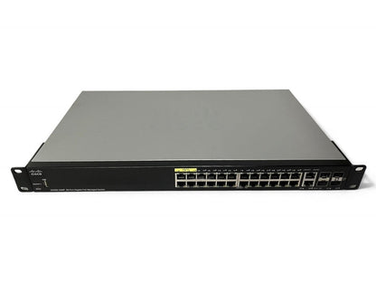 **Used/Refurbished** Cisco 350 Series SG350-28MP 24-port Gigabit PoE+ Managed Switch with 382W Power Budget