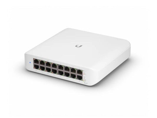 Ubiquiti USW-Lite-16-POE 16-Port Gigabit Switch, PoE+ 45W