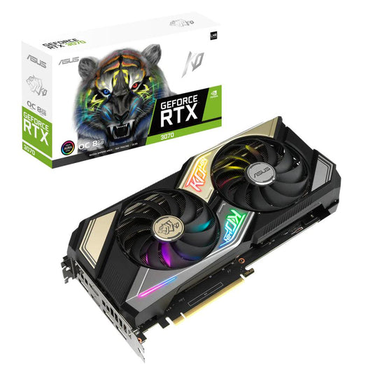 ASUS KO GeForce RTX 3070 V2 OC Edition 8GB GDDR6 Graphics Card - ADYASTORE casablanca maroc