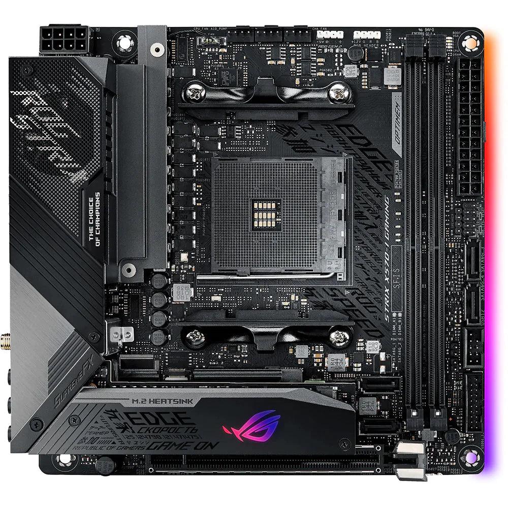 ASUS ROG Strix X570-I Gaming AM4 AMD X570 Mini ITX AMD motherboard carte mère - ADYASTORE casablanca maroc