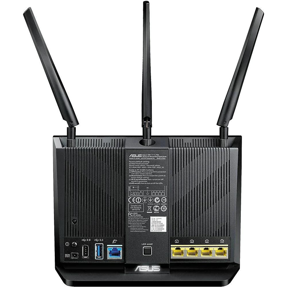 ASUS RT-AC68U Dual Band AC1900 WiFi Gigabit Router - ADYASTORE casablanca maroc