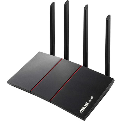 ASUS RT-AX55 AX1800 Dual Band WiFi 6 (802.11ax) Router - Black - ADYASTORE casablanca maroc