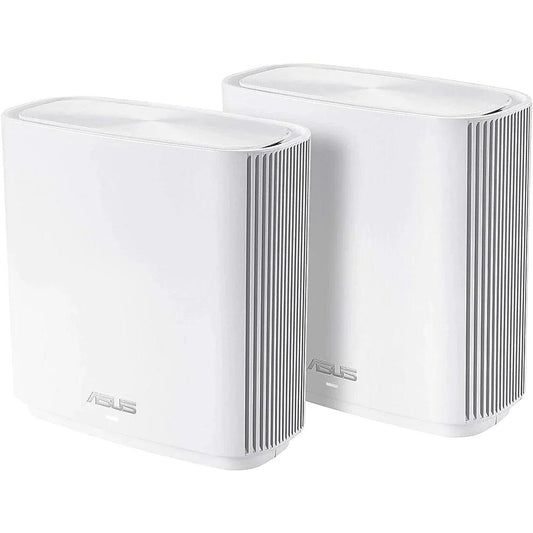 ASUS ZenWiFi AX (XT8) AX6600 Tri-Band WiFi 6 (802.11ax) Whole-Home Mesh WiFi System, 2 Pack - White - ADYASTORE casablanca maroc