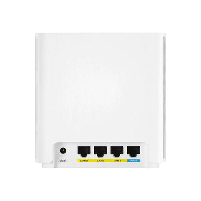 ASUS ZenWiFi XD6 White Dual-Band Mesh WiFi 6 System Cover Up to 5400 sq ft with 1.5 GHz tri-core processor and 512MB RAM - ADYASTORE casablanca maroc