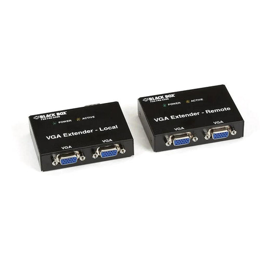 Black Box AC555A-R2 CATx VGA Extender Kit 2-Port Local 2-Port Remote - ADYASTORE casablanca maroc