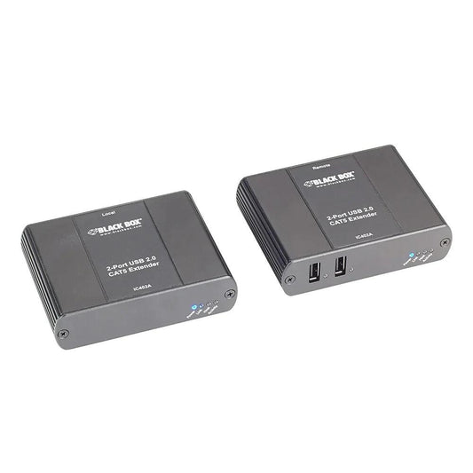 Black Box IC402A-R2 CATx USB 2.0 Extender - 2-Port - ADYASTORE casablanca maroc