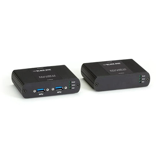 Black Box IC502A-R2 USB 3.0 Ultimate Fiber Extender - 2-Port USB over Multimode - ADYASTORE casablanca maroc