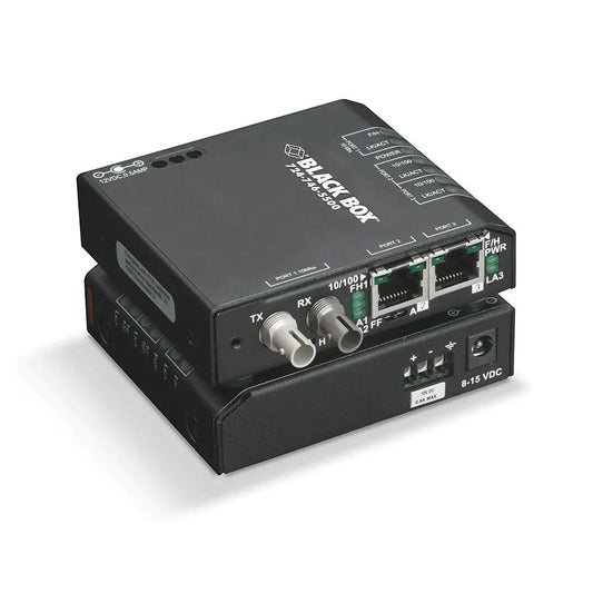 Black Box LBH100A-H-ST Industrial 10/100 Ethernet Switch - Hardened Temperature, 3-Port - ADYASTORE casablanca maroc