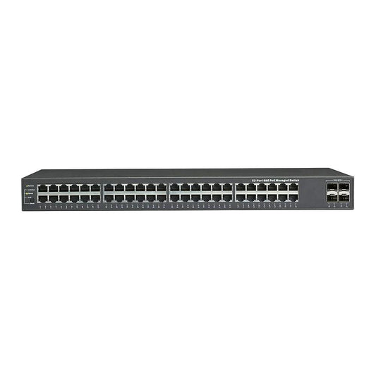 Black Box LPB2952A LPB2900 Series Gigabit PoEPlus Managed Switch with MediaCento Controller 52-Port - ADYASTORE casablanca maroc