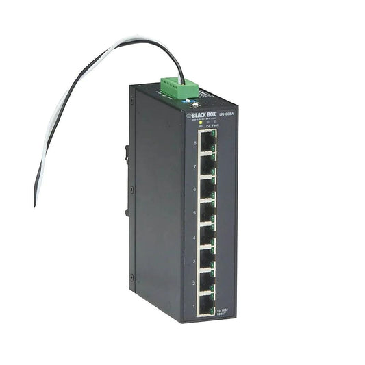 Black Box Lph008A-R2 Hardened Gigabit PoePlus Switch, 8-Ports - ADYASTORE casablanca maroc