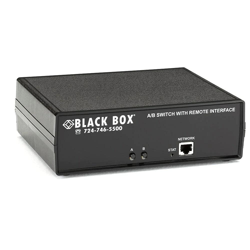 Black Box Sw1041A Cat6 A/B Switch Latching Ethernet, RS232, Dry - ADYASTORE casablanca maroc