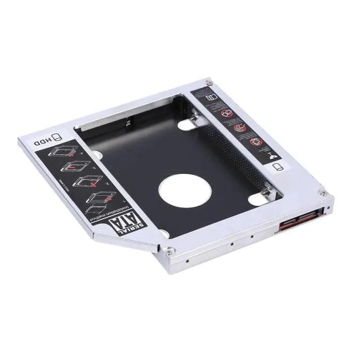 BOITIER 2.5" HDD CADDY, SATA TO SATA HARD DRIVE , 12.7MM CD/DVD-ROM - ADYASTORE casablanca maroc