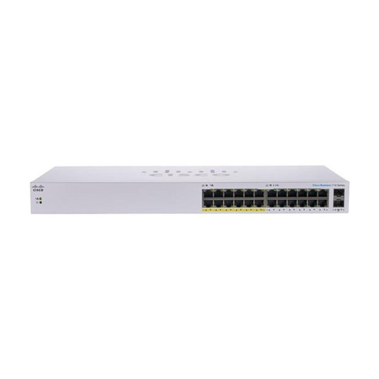 CBS110 Unmanaged 24-port GE, Partial PoE, 2x1G SFP Shared | 400 MHz ARM | 64MB Memory | 8MB Flash - ADYASTORE casablanca maroc