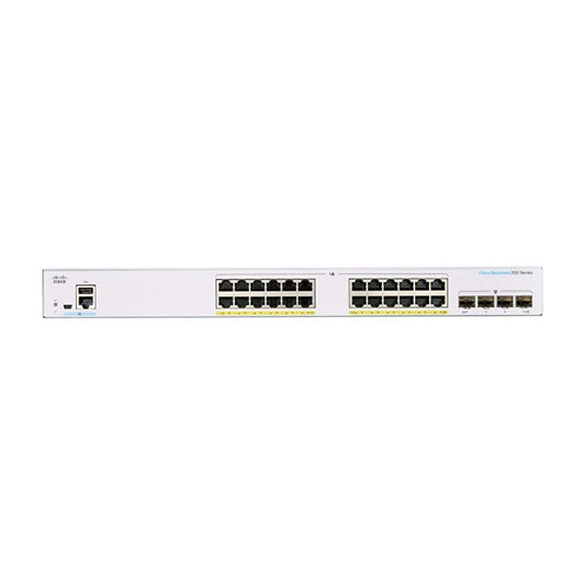 CBS350 Managed 24-port GE, Full PoE, 4x1G SFP Switch | 800 MHz ARM | 512MB DRAM | 256MB Flash - ADYASTORE casablanca maroc