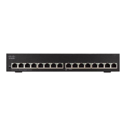 Cisco SG110-16 16-Port Gigabit Switch | 100-240VAC - ADYASTORE casablanca maroc