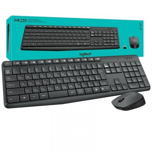 CLAVIER SOURIS SANS FILS LOGITECH MK235 - ADYASTORE casablanca maroc