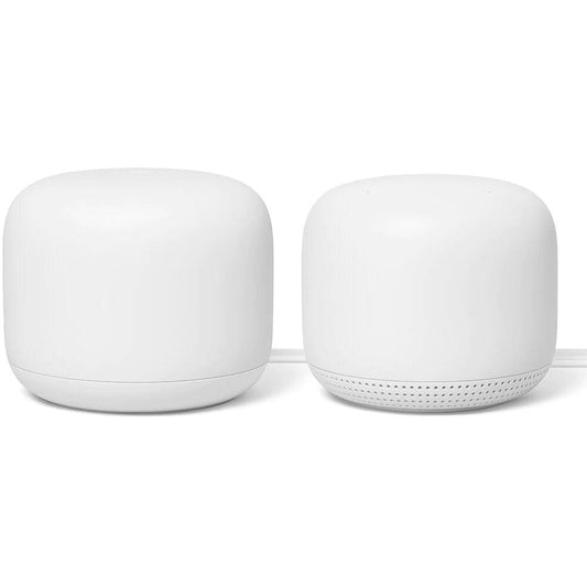 Google Nest Wifi Router and Point - White - ADYASTORE casablanca maroc