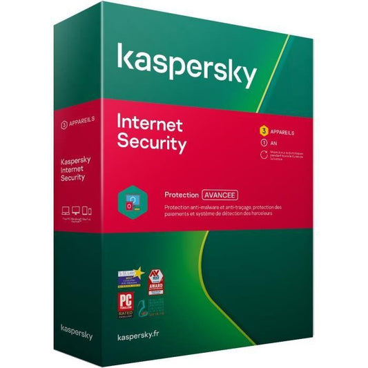 KASPERSKY INTERNET SECURITY-1 APPAREIL - ADYASTORE casablanca maroc