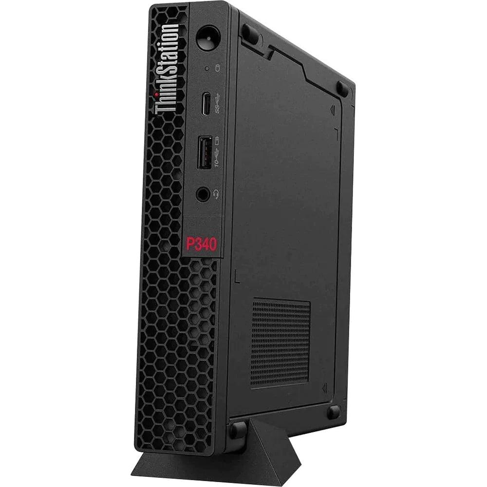 Lenovo ThinkStation P340 Tiny, Core i7-10700T, 16GB, 512GB SSD, Intel UHD Graphics 630, NVIDIA Quadro P620 2GB, Windows 10 Pro - ADYASTORE casablanca maroc