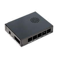 MikroTik Black Aluminum Indoor Case for RB450 and RB850 Series with K-29 Screw/Installation Kit - ADYASTORE casablanca maroc