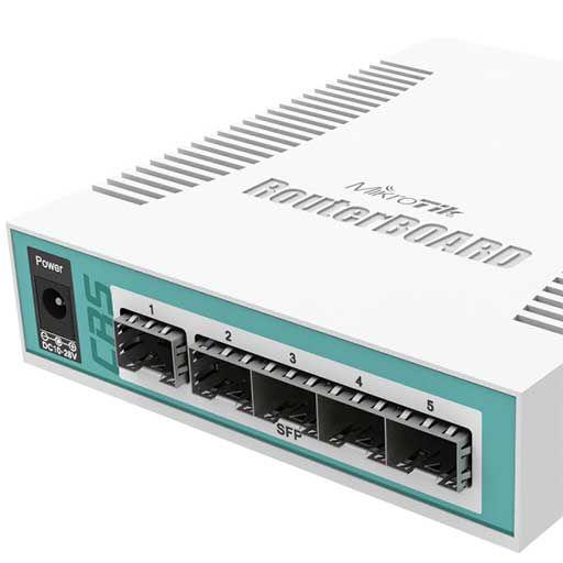 MikroTik Cloud Router Switch w/ 5 SFP Cages - ADYASTORE casablanca maroc