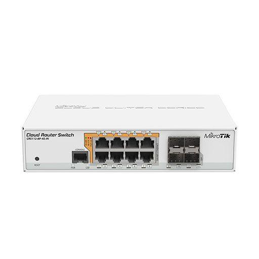 MikroTik CRS112 8-Port 4-SFP Cloud Router Switch - ADYASTORE casablanca maroc