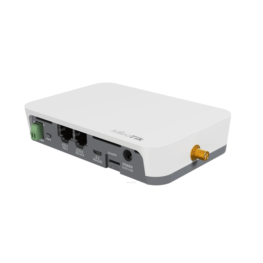 MikroTik KNOT 2.4GHz Bluetooth 2x 100Mbps Ethernet POE LR9 CAT-M LoRa IoT Gateway - ADYASTORE casablanca maroc