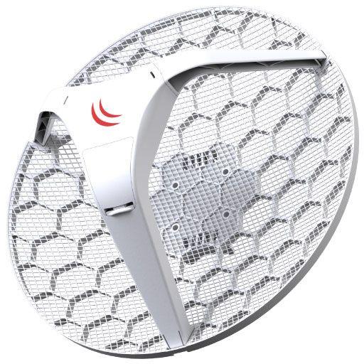 MikroTik LHG Light Head Grid 5GHz AP 24.5dBi Dual-Pol Integrated Antenna INTL - ADYASTORE casablanca maroc