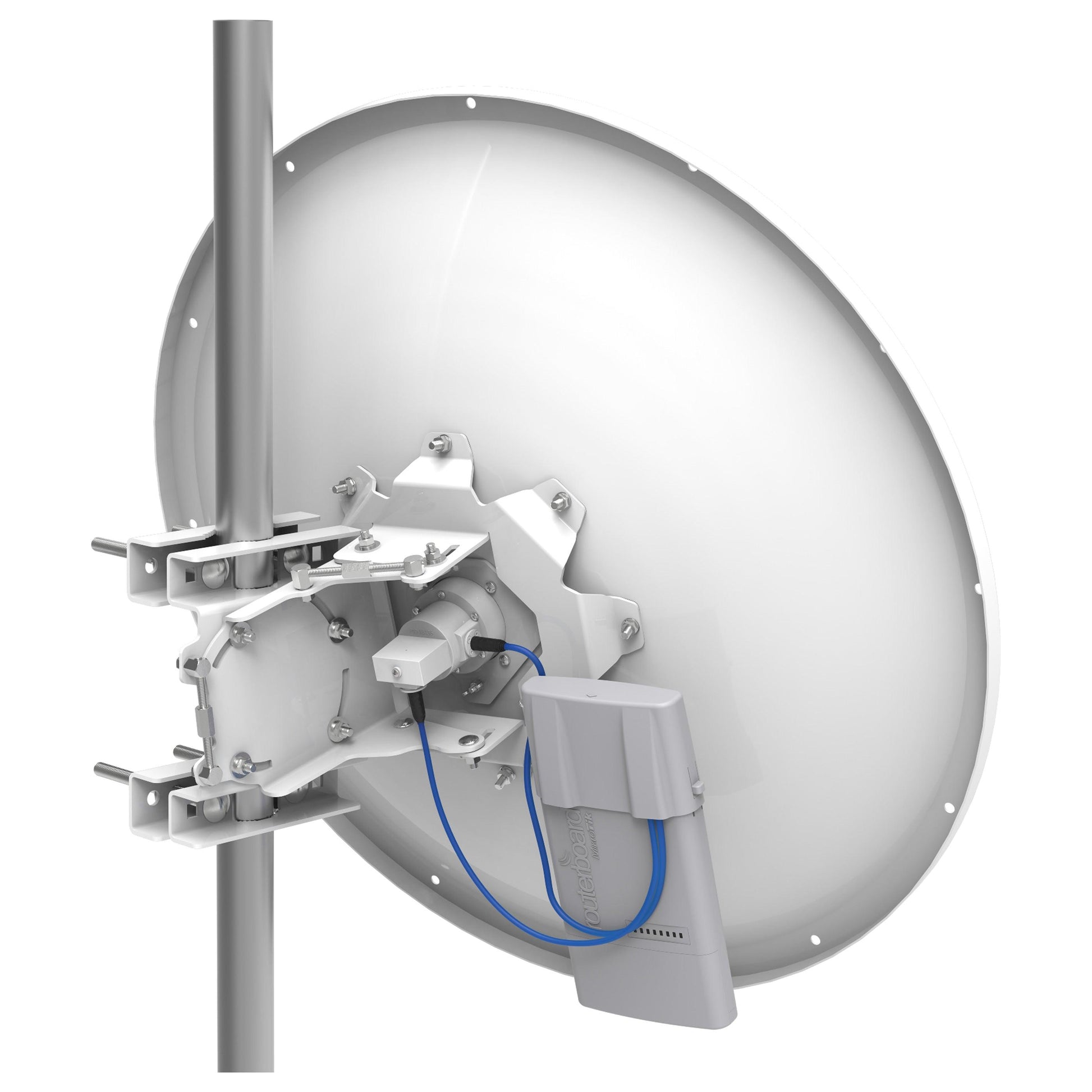 MikroTik mANT30 Antenna 4.7-5Ghz 30dBi Dual-Pol 45deg Slant Dish with Precision Alignment Mount (RP-SMA patch cables included) 4-PACK - ADYASTORE casablanca maroc