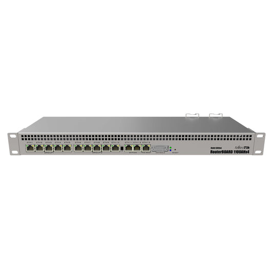 MikroTik RB1100Dx4 / RB1100AHx4 13-Port Gigabit Router Dude Edition - ADYASTORE casablanca maroc