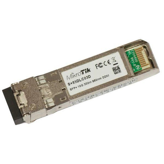 MikroTik S+85DLC03D 10Gbit SFP+ Transceiver with a 850nm Dual LC Connector - ADYASTORE casablanca maroc