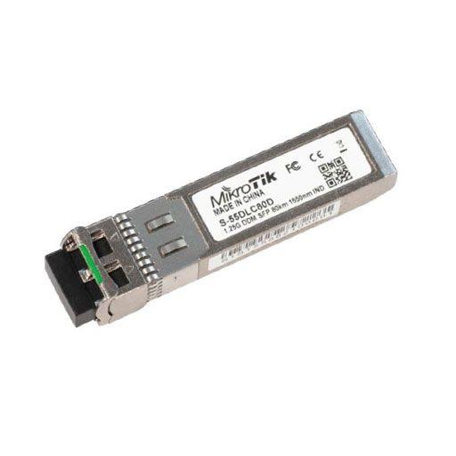 MikroTik SFP 1.256Gbps SM 1550nm 80km Module w/ Dual LC Connector DDM - ADYASTORE casablanca maroc