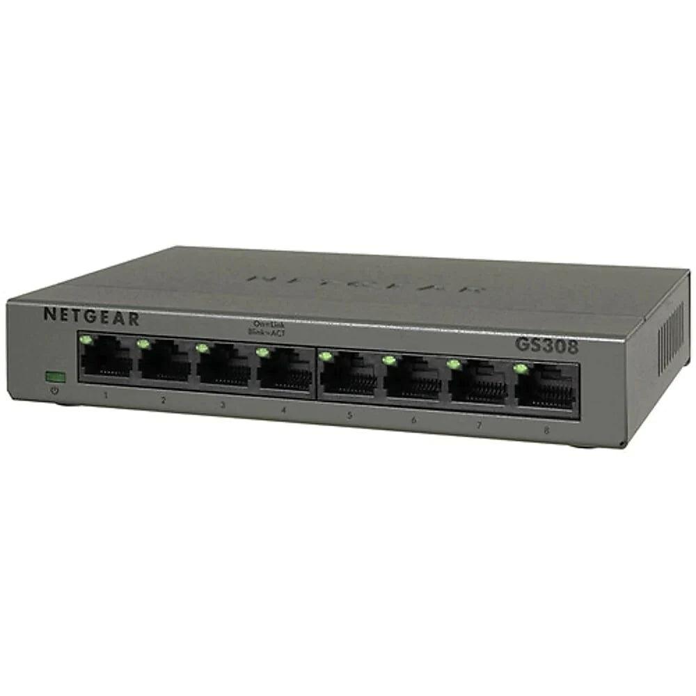 Netgear 8-Port Ethernet Switch (GS308-300PAS) - ADYASTORE casablanca maroc