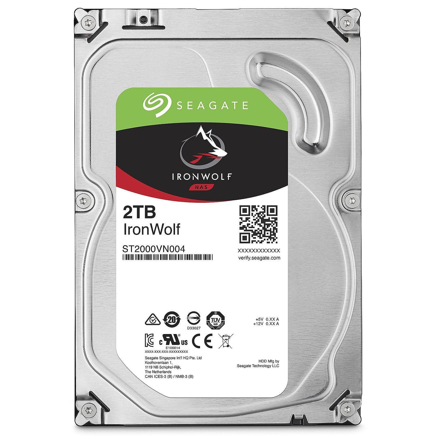 SEAGATE IRONWOLF ST2000VN004 DISQUE DUR 3.5" 2TB - NAS - ADYASTORE casablanca maroc