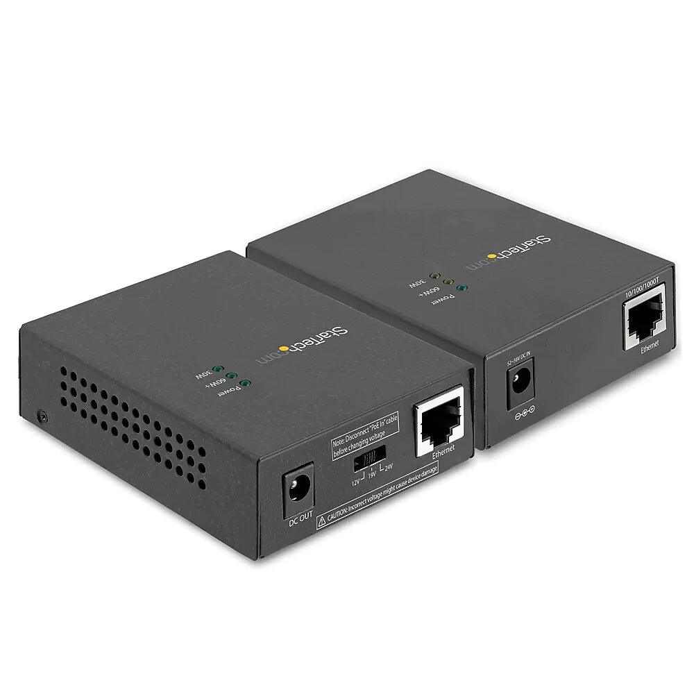 StarTech 1-Port 60W PoE Injector + PoE Splitter Kit (UPOESPLT1G) - ADYASTORE casablanca maroc