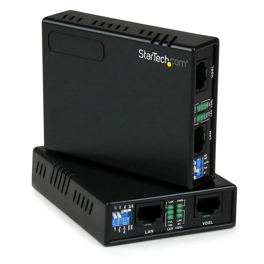 StarTech 10/100 VDSL2 Ethernet Extender Kit over Single Pair Wire, 1KM - ADYASTORE casablanca maroc